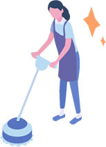 床掃除